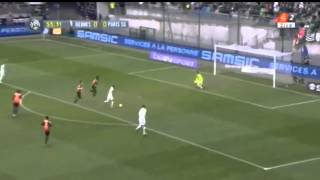 But de Jeremy Ménez  Rennes  PSG 01 [upl. by Roselani]