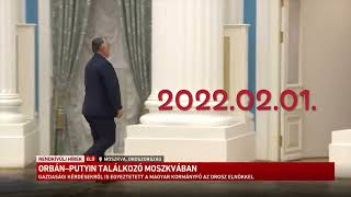 Megalázó kivonulás  OrbánPutyin találkozó 20220201 [upl. by Bathilda]