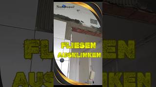 Fliesen schneiden mit dem Fliesenschneider und Winkelschleifer [upl. by Gulick]