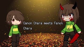 Canon Chara meets Fanon Chara  Part 1  Undertale [upl. by Okubo]