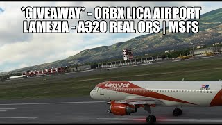 🔴 LIVE Orbx GIVEAWAY Flight  A320 Milan to Lamezia  Fenix VATSIM amp MSFS 2020 [upl. by Akiam]