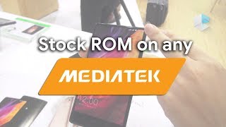 How to Install Stock ROM on any Mediatek Device using SP Flash tool [upl. by Stoffel]