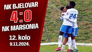 NK Bjelovar  NK Marsonia 40 12 kolo SuperSport 2 NL 20242025 [upl. by Dobb]