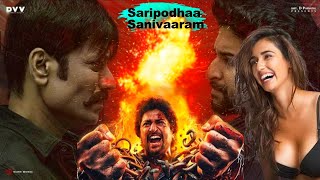 Saripodhaa Sanivaaram Movie Review  New Released Full Hindi Dubbed Action Movie 2024  Guruji Bol [upl. by Omar]