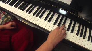 D melodic minor scale  2 octaves on piano  right hand  SLOW [upl. by Odnesor]