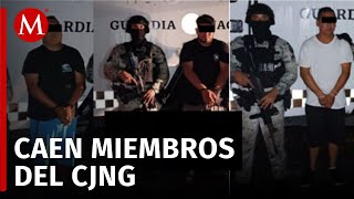 Detienen a El Tío y El Takua en Zapopan presuntos operadores del CJNG [upl. by Nettle]