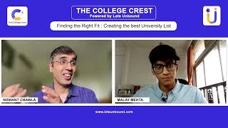 Ep 06 Finding the Right Fit  Creating the Best University List  The College Crest Podcast [upl. by Three210]