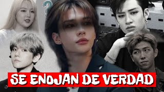 MOMENTOS DE IDOLS ENOJANDOSE DE VERDAD  KPOP [upl. by Stuppy311]