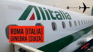 Alitalia  Roma Ginebra  Embraer 175 [upl. by Bren]