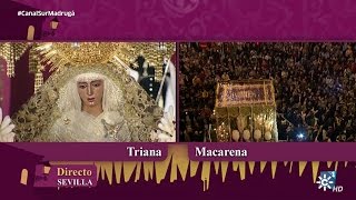 Semana Santa 2017  Especial La Madrugá 1ª Parte  De 0000 a 530 horas [upl. by Aisanat]