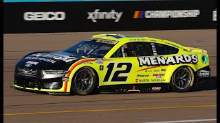 Ryan Blaney  Onboard  2024 NASCAR Cup Series Championship Race  Stage 1 [upl. by Brag]