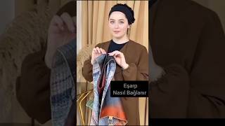 eşarp nasıl Bağlanır şalbağlama hijabtutorial لغات حجاب اشارب [upl. by Divod]