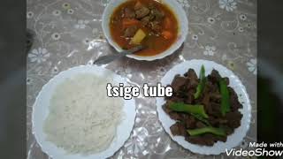 Beef salona Arabian dish we make salona laham meat with white rice recipes [upl. by Primo263]