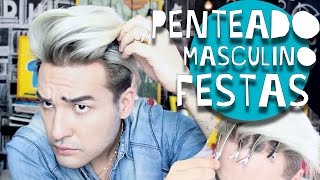 PENTEADO MASCULINO CASUAL PARA FESTAS  FÁCIL  TUTORIAL  HAIRSTYLE [upl. by Einnus]