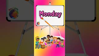 Learn weekdays name  preschool learning kindergarten nurseryrhymes learning [upl. by Notwen]