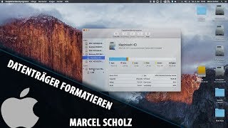 Datenträger formatieren unter macOS  Marcel Scholz [upl. by Ylrebnik]