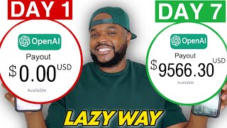 3 Lazy Ways To Make Money Online With AI 150Day For Beginners [upl. by Nnahgaem]