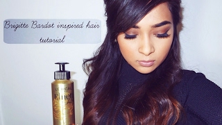 NEW Elnett Loreal Creme de mousse satin  Hair tutorial [upl. by Nahtnhoj]