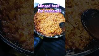 Minced beef for bechamelfood cooking ytshorts [upl. by Llehcear300]