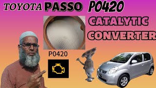 toyota passo p0420 code  toyota passo catalytic converter  check engine light on  PakWheels [upl. by Eramat501]