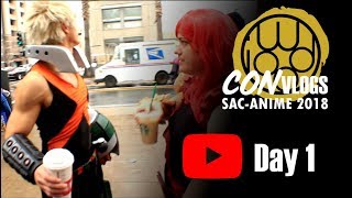 Iwood Cosplay Con Vlog SacAnime 2018 Winter Day 1of 3 [upl. by Bevan545]