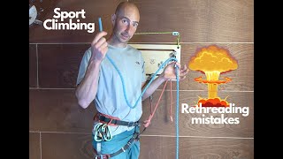 Sport Climbing rethreading mistakes [upl. by Nehcterg]