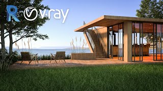 Revit Vray 5 Exterior Rendering  vray for Revit [upl. by Ossie]