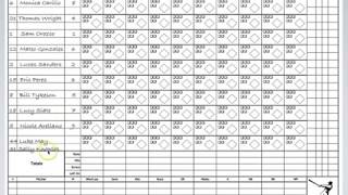 Baseball  Scorekeeping Part 1 of 4  Setup [upl. by Stephenson]