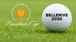 WATCH LIVE Bellerive Country Club to host 2030 Presidents Cup [upl. by Acinok]