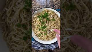 Browned Butter Mizithra Cheese dinnerideas easyrecipe pastarecipe pasta castiron [upl. by Ariuqahs510]