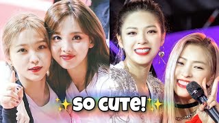 1 TWICE being best friends with other kpop idols for 10 minutes quotstraightquot [upl. by Bernita184]