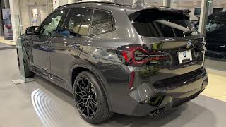 2023 BMW X3 M Competition Dark Graphite with Black Merino Lthr [upl. by Notxed199]