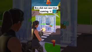 Bro thought he was safe gaming comedy fortniteshorts fortnite fortniteclips fortnitememes [upl. by Sherard]