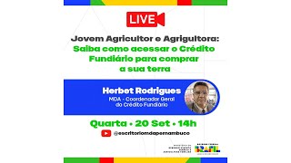 Jovem Agricultor e Agricultora Saiba como acessar o Crédito Fundiário para comprar sua terra [upl. by Ehpotsirhc845]