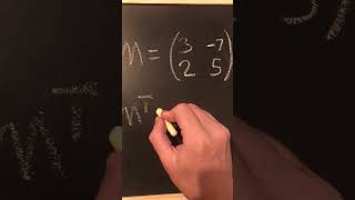 Finding the transpose of a 2x2 matrix [upl. by Phillie342]