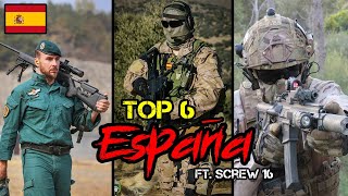 Top 6 Mejores Fuerzas Especiales de España Ft Screw 16  Carmochepe [upl. by Mellette866]