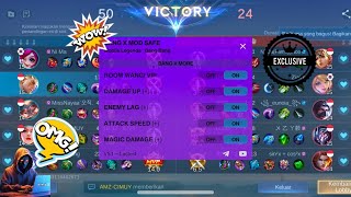 NEW UPDATE MOD  MLBB SPESIAL M6  FULL FITUR  BYPASS STRONG NEVER BAN  SAFE THE MOD MENU 2024 [upl. by Abner241]