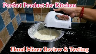 How to Use Hand Mixer  Blender in Kitchen  Review amp Testing  Butter Making Using Hand Blender [upl. by Baalbeer]