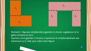 Perimetri dhe syprina e figurave drejtkendore  Matematika 6  Mesuese Gerta Myftari [upl. by Efeek587]