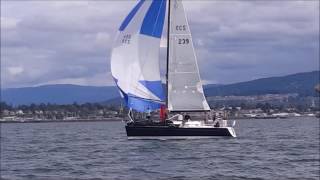 PITCH saturday 2016 racing Hravn Bellingham Bay J109 sailboat race [upl. by Esidnac908]