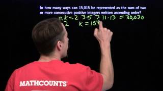 MATHCOUNTS Mini 40  Sum and Average of an Evenly Spaced List of Integers [upl. by Peugia]