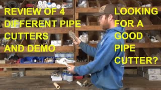 Best PVC Pipe Cutter Review Price Comparison and Demonstration on 4 Different Brands [upl. by Smallman]