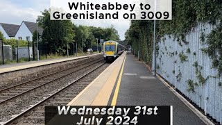 Whiteabbey to Greenisland on 3009 31072024 [upl. by Cody]