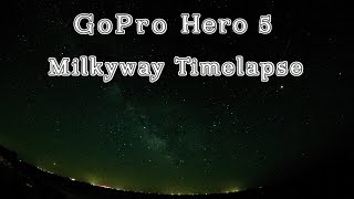 Milkyway Timelapse with GoPro Hero 5  GokceadaTurkey [upl. by Lacym285]