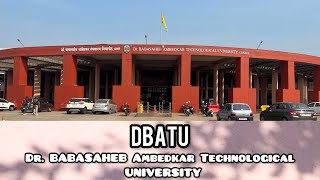 DBATU  Dr Babasaheb Ambedkar Technological University Lonere  Gov Engineering college Raigad [upl. by Valdas]