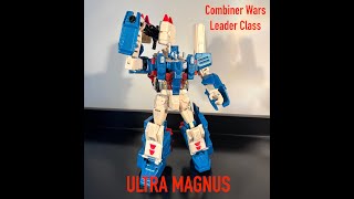 Hollowness thy name is Magnus Combiner Wars Leader Class Ultra Magnus with Minimus Ambus [upl. by Micro]