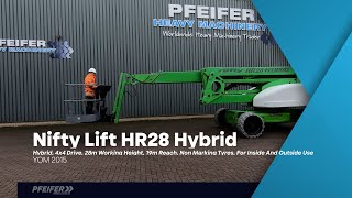 Niftylift HR28 Hybrid 2015 [upl. by Bissell]