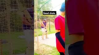 Hard ball batting practice huge shotstrending viralvideo cricket [upl. by Garlen101]