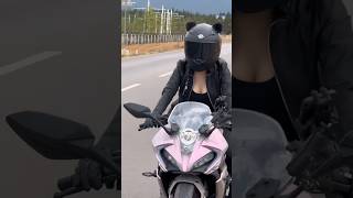 Girl riders video 📸💥reels girl girlriders shorts viralvideo trending new bike bikelover [upl. by Arette]