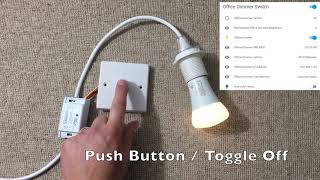 Sonoff ESPEasy MQTT Rotary Dimmer [upl. by Augustina]